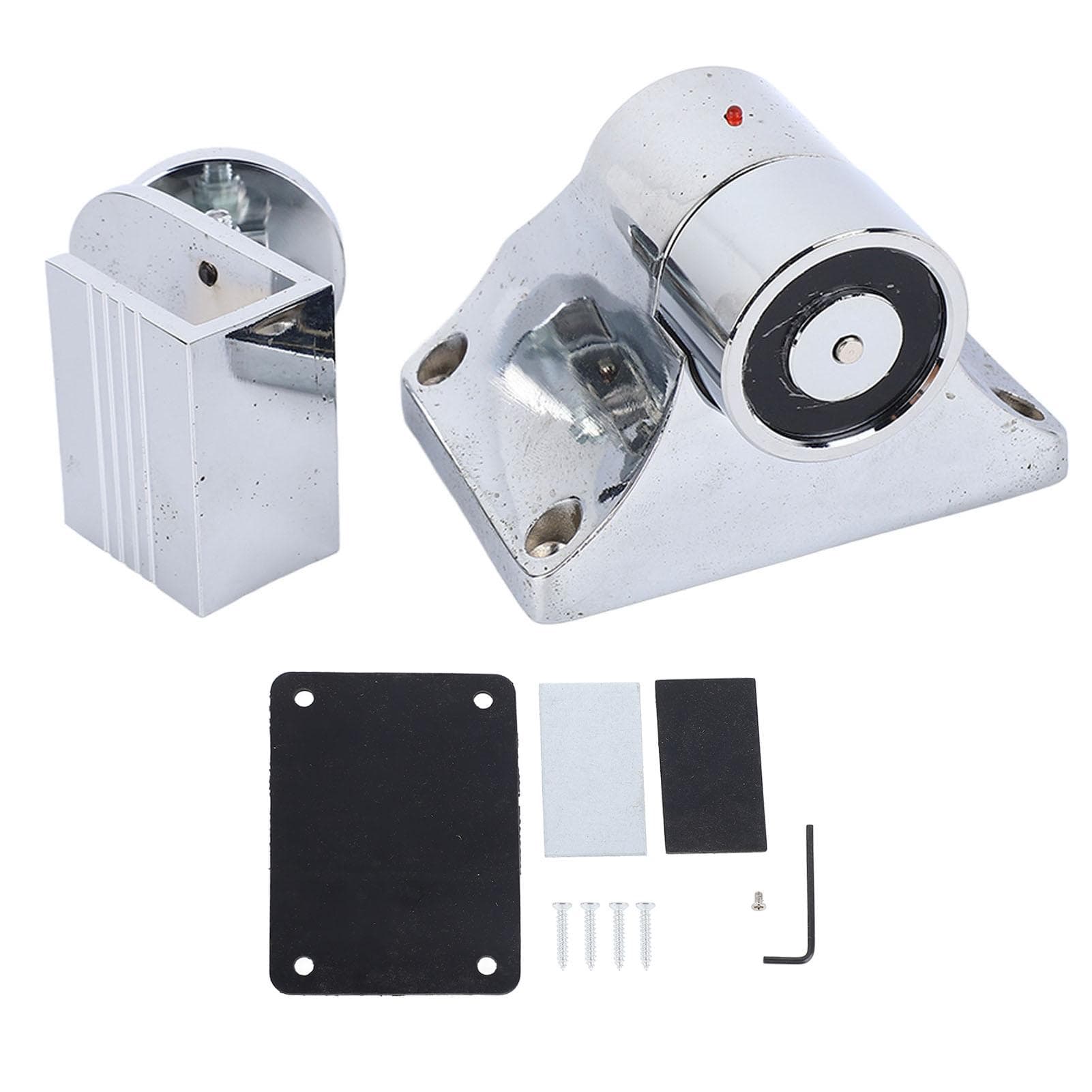 Magnetic Glass Door Stop 132.3LB Force Aluminum Alloy 12V 24V for Frameless Glass Door
