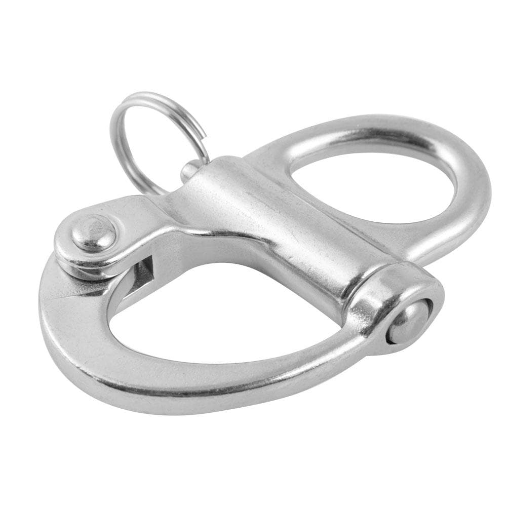 10*35mm Stainless Steel Fixed Snap Shackle Quick Release with Round Ring
