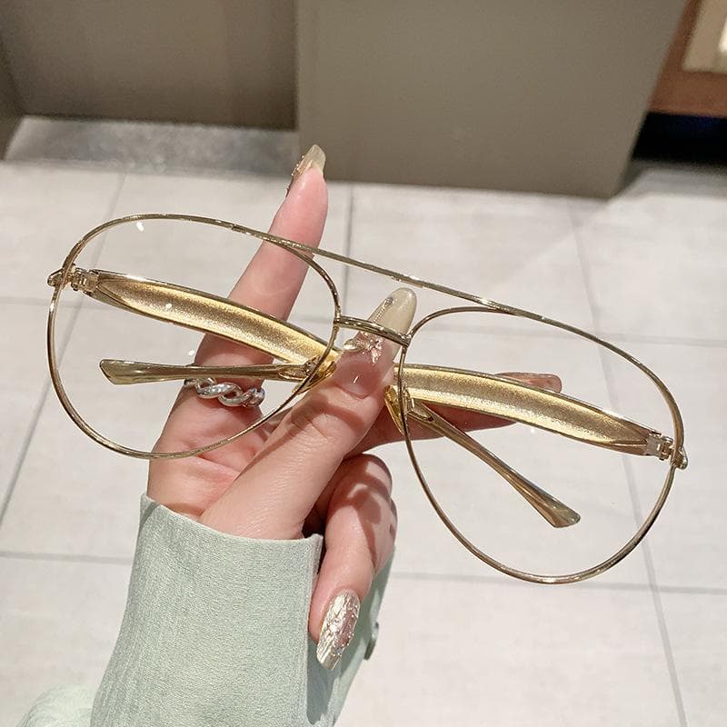 Fashion Pilot Sunglasses For Men Women Retro Oversize Unisex Shades UV400 Protection Designer Eyewear 1PC