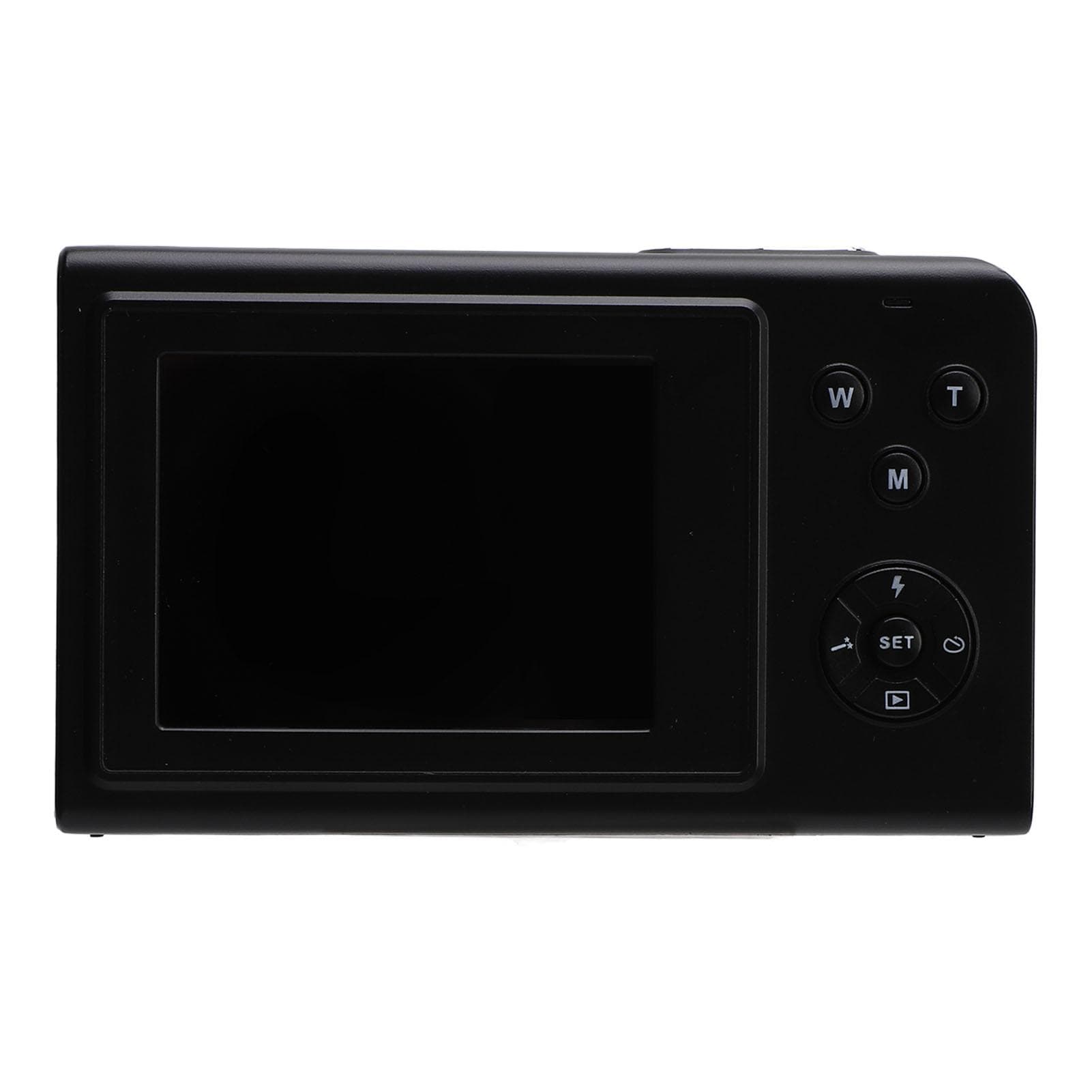 Digital Camera 56MP 4K Autofocus 16x Digital Zoom Prevent Shaking 2.4 Inch Screen Portable Vlogging black