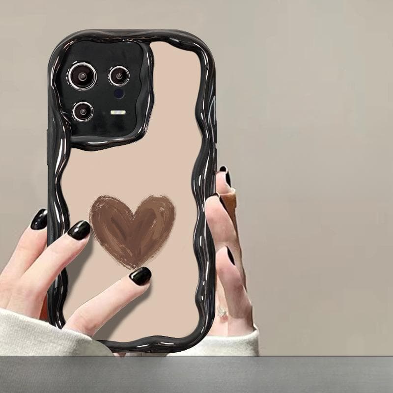 Applicable To Apple 15promax Mobile Phone Case IPhone 14/13 Simple Texture Love 11/12 Mini Silicone Xs iPhone 6s Plus