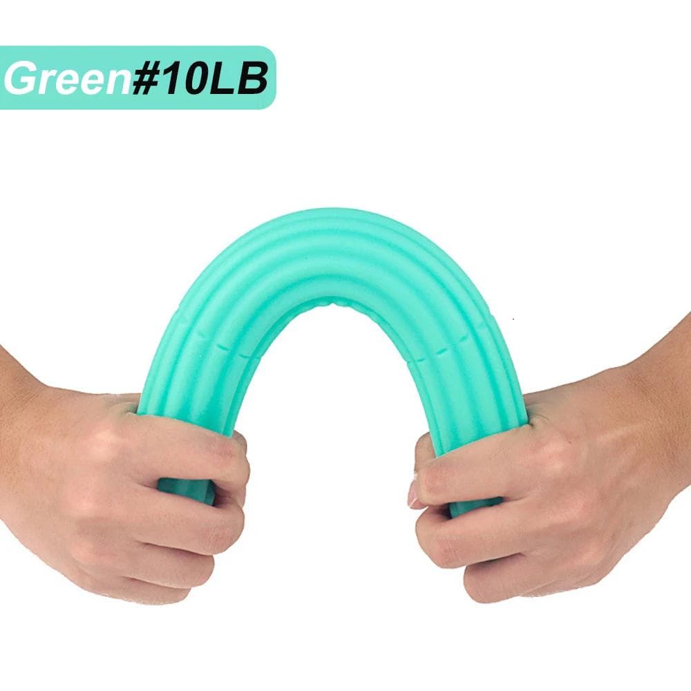 Hand Exerciser Flexible Bars Tendonitis Pain and Enhances Grip Strength Massage Stick Multi Intensity Training green