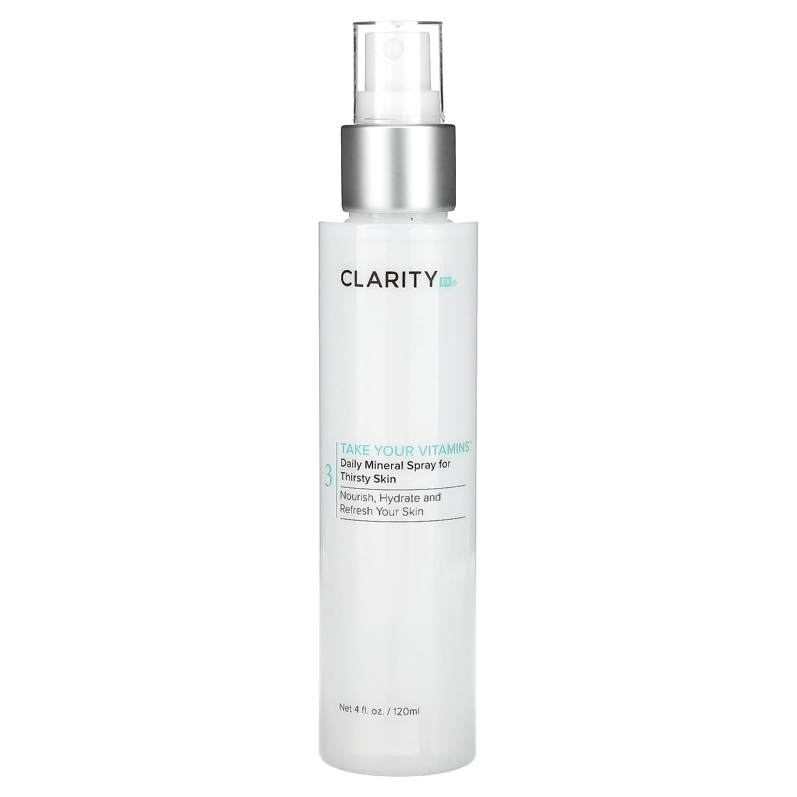 ClarityRx, Take Your Vitamins, Daily Mineral Spray for Dry Skin, 4 fl oz (120 ml)