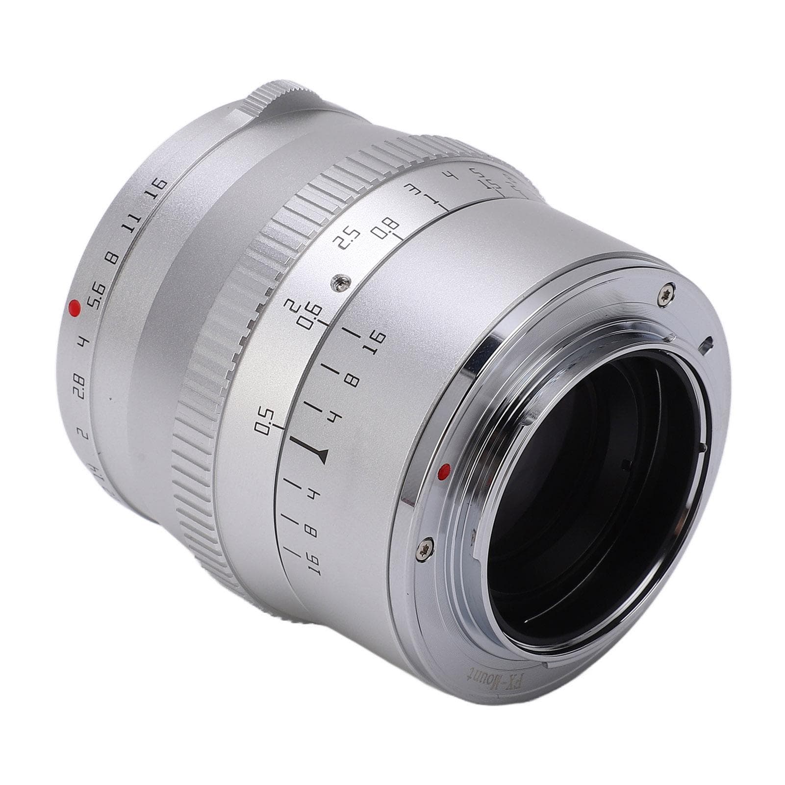 TTArtisan Lens Silver 50mm F1.2 FX Bayonet Large Aperture Micro SLR Portrait Lens for Fujifilm