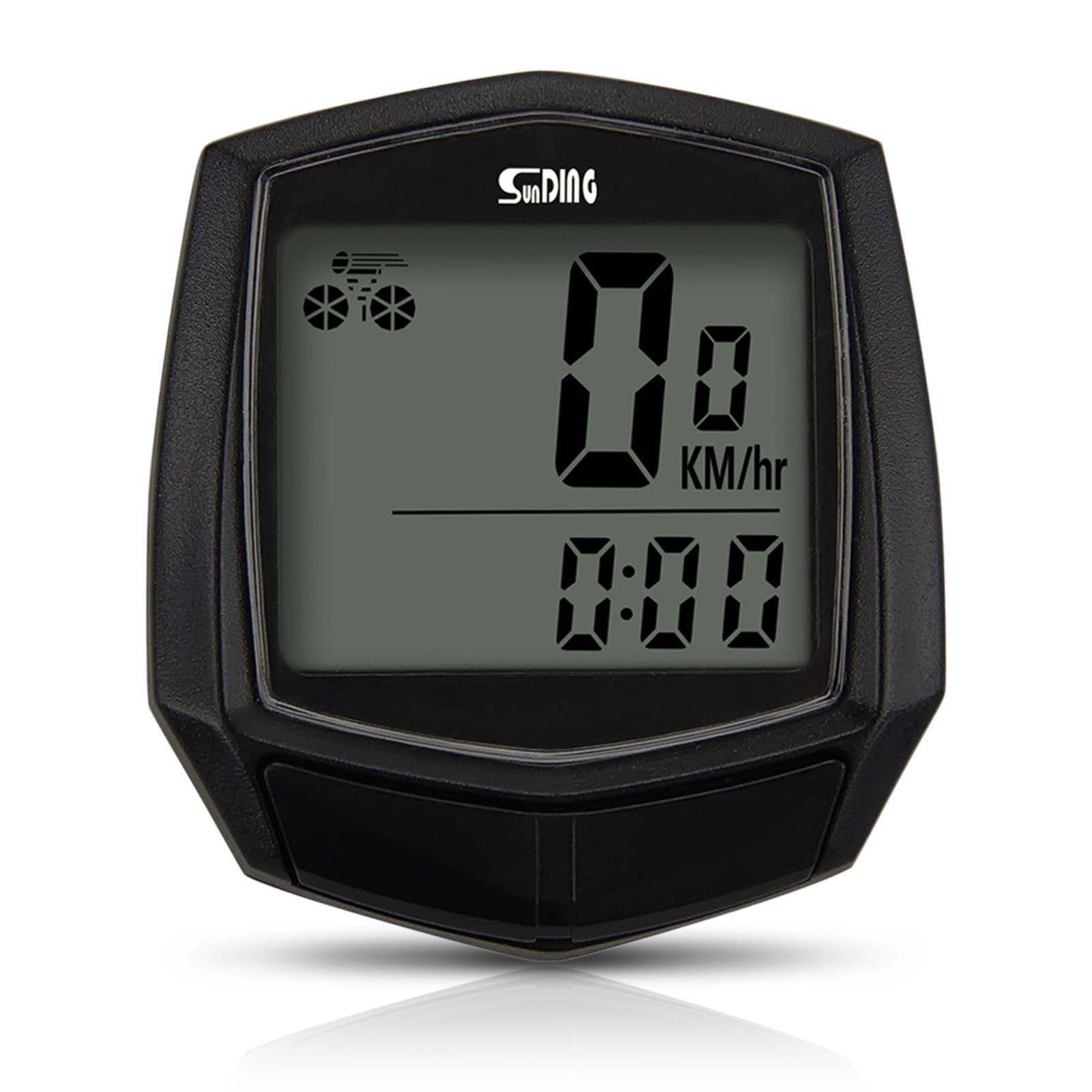 Cycling Computer Wired Type Bike Computer Rainproof LCD Screen Bicycle Computer black