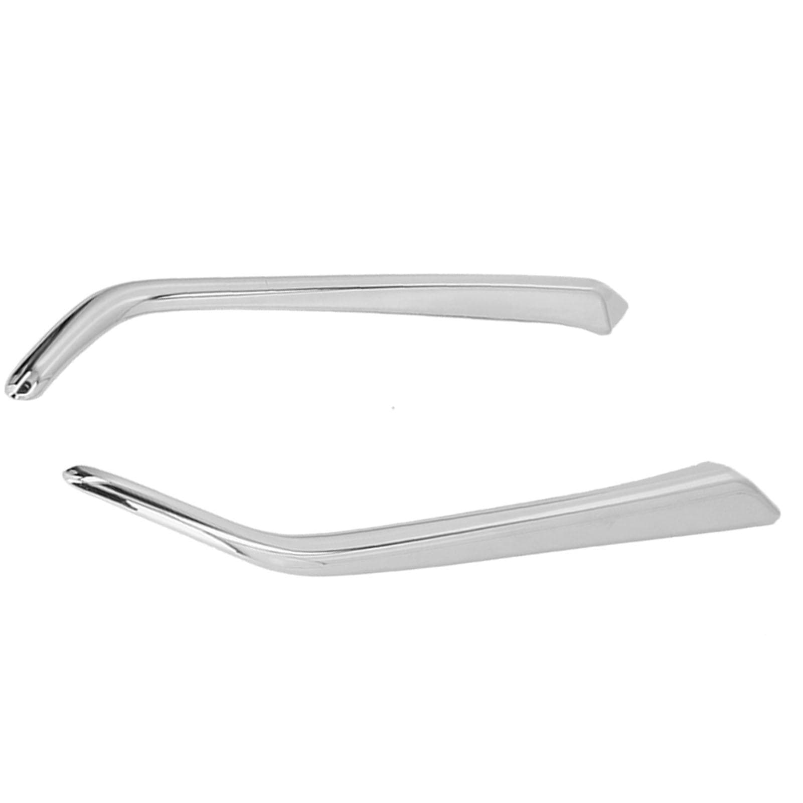 2pcs Front Fog Light Eyelid Trim Strips ABS Chrome Decoration for Mazda CX?3 2015?2019