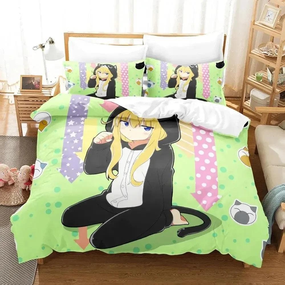Anime Game DAIROKU AYAKASHIMORI Bedding Set Duvet Cover Bed Set Quilt Cover Pillowcase Comforter king Queen Size Boys Adult 70x133cm 2pcs