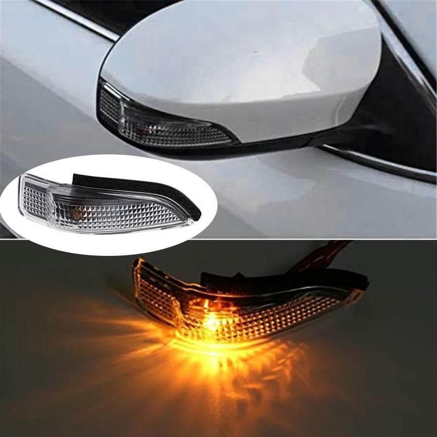 2Pcs Car Door Side Mirror Turn Signal Lens Lights For Toyota Corolla Camry Prius