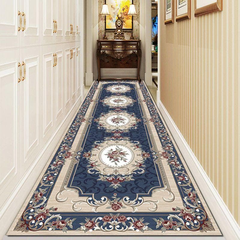 Chinese Style Hall Long Corridor Carpet Runners Wedding Red Hotel Passageway Entrance Mats Aisle Home Customizable Stairway Rug 90x400cm