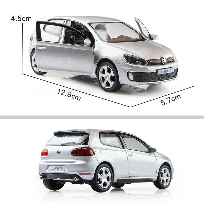 Volkswagen Golf GTI 5 Inch Metal Car Simulation Diecast & Toy Vehicle RMZ city 1:36 Alloy Model Gifts For Children