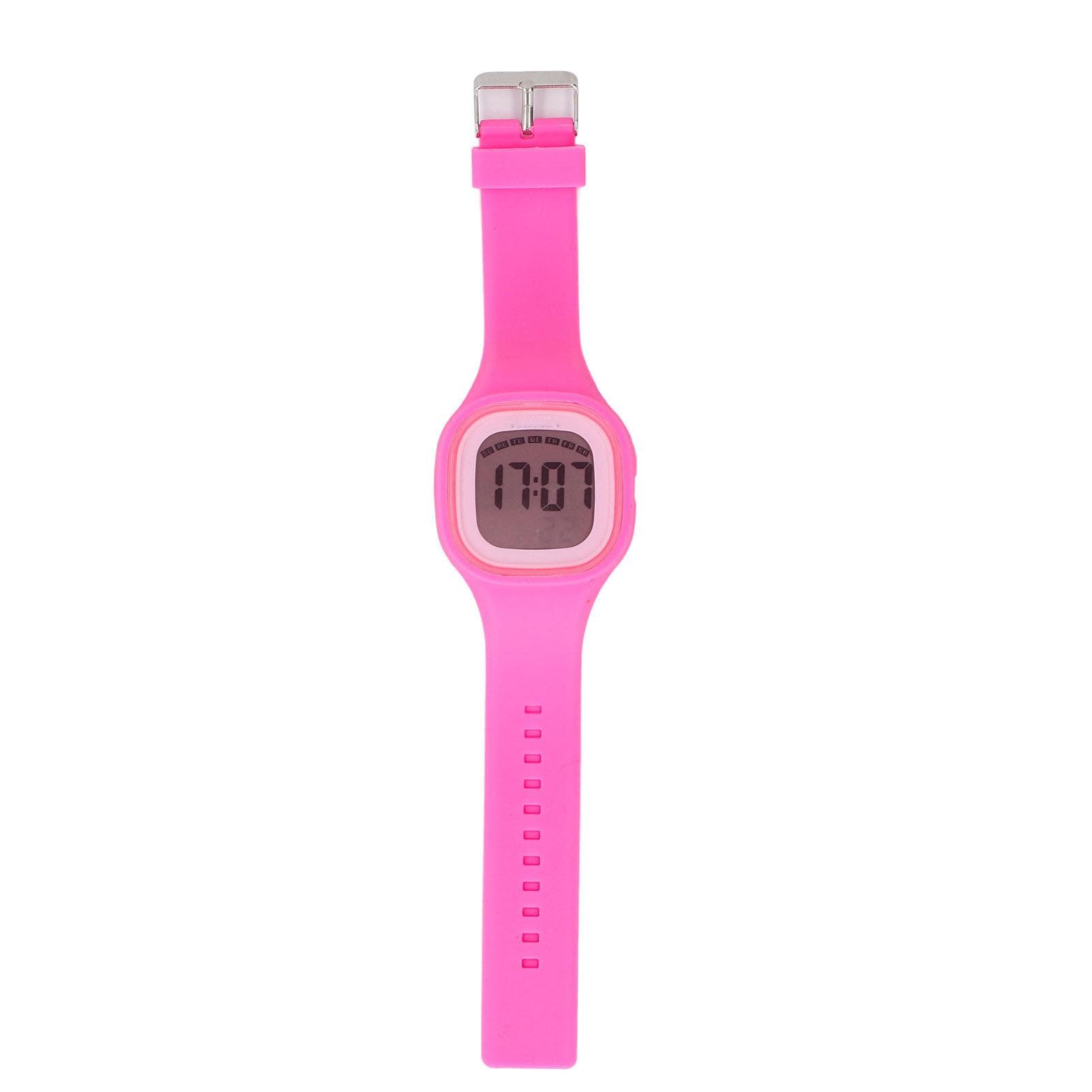Children Digital Watch Alarm 50M Waterproof Shockproof Drop Resistant Child Digital Sport Outdoor pink