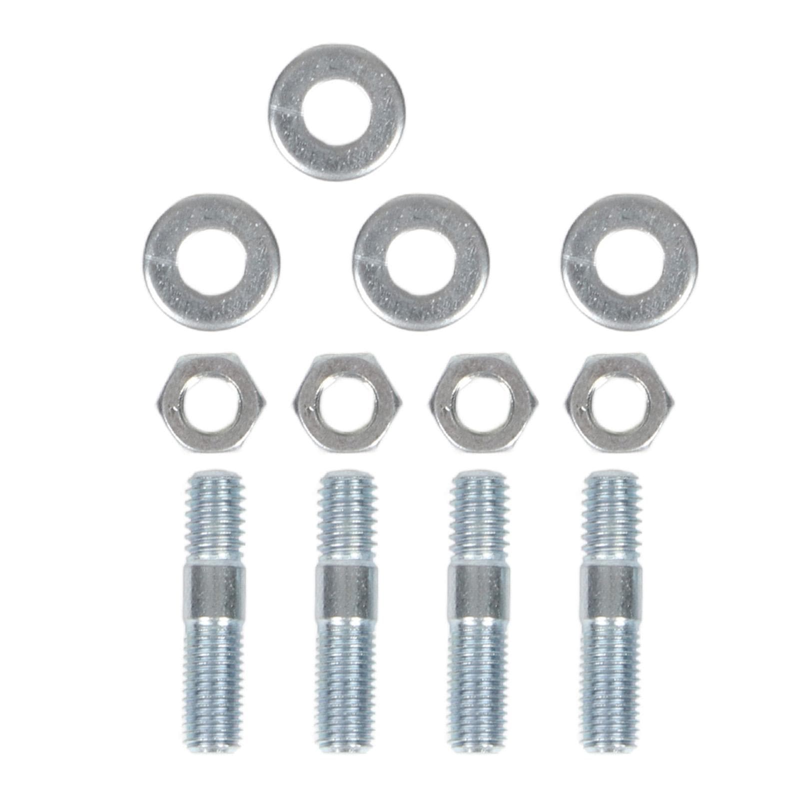 Carburetor Studs Set 1?38in Long Metal with Spacers for 516in Threads Intake Manifold