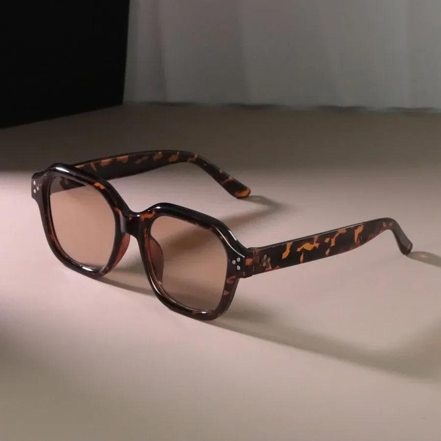 Trendy Square Designer Sunglasses Women Men Big Frame Mirror Sun Glasses UV Protection Outdoor Comfortable Other