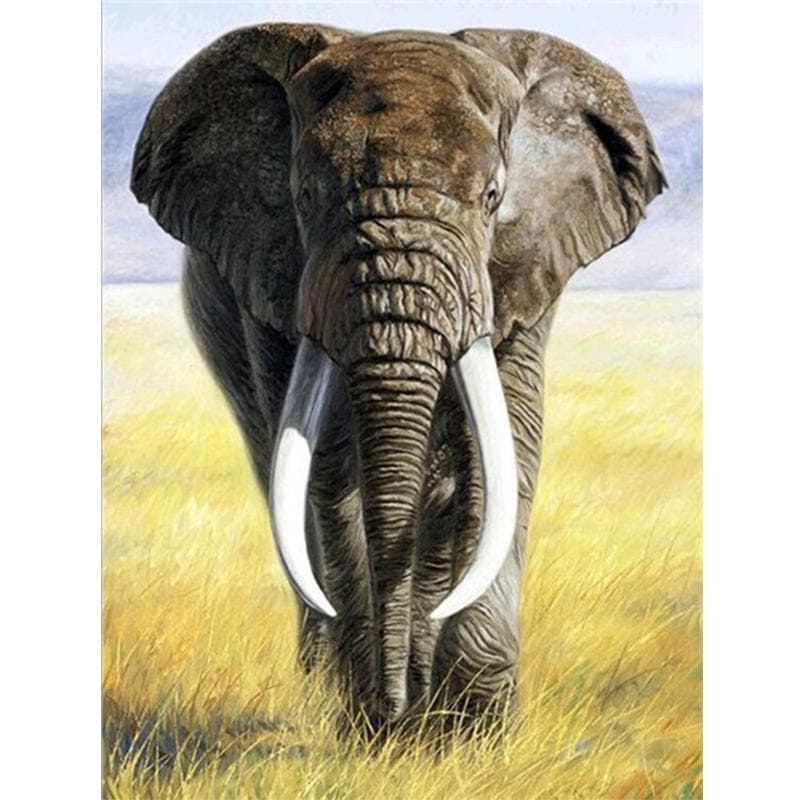 Diamond Painting Elephant Diamond Embroidery Animal Diamond Cross Stitch Modern Home Decor 30X40CM