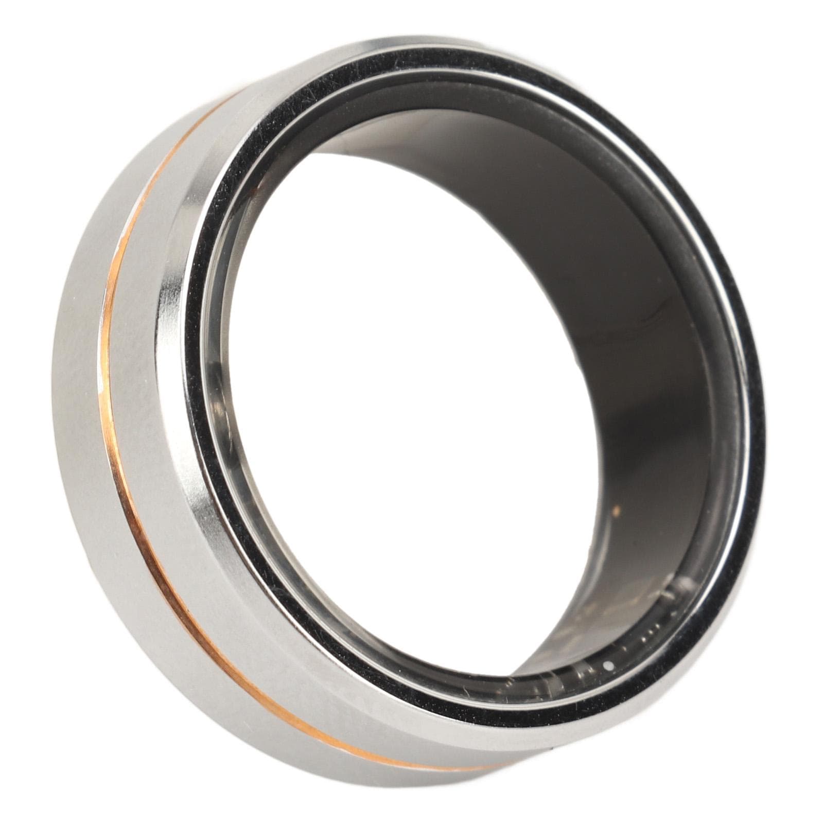 Smart Ring Silver Waterproof Remote Control Shooting Smart Health Tracker Ring for Fitness Sleeping Type 12