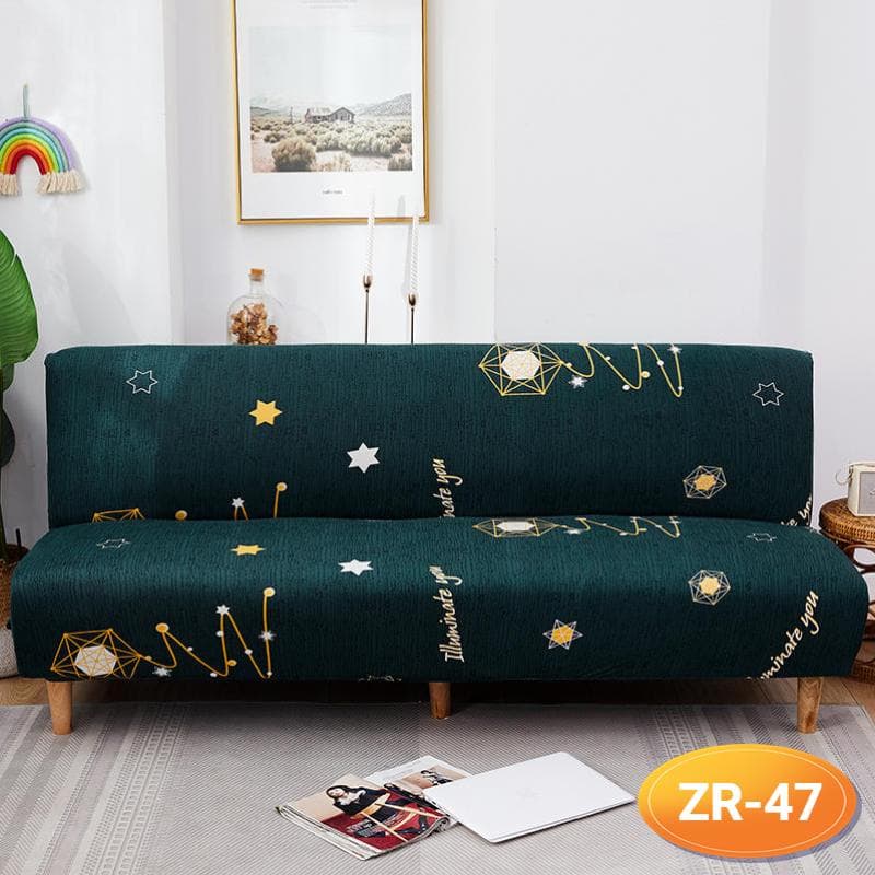 Sofa Bed Cover Without Armrest Folding Sofa Cover Elastic Sofa Covers For Living Room Couch Covers For Sofas S 120-150cm