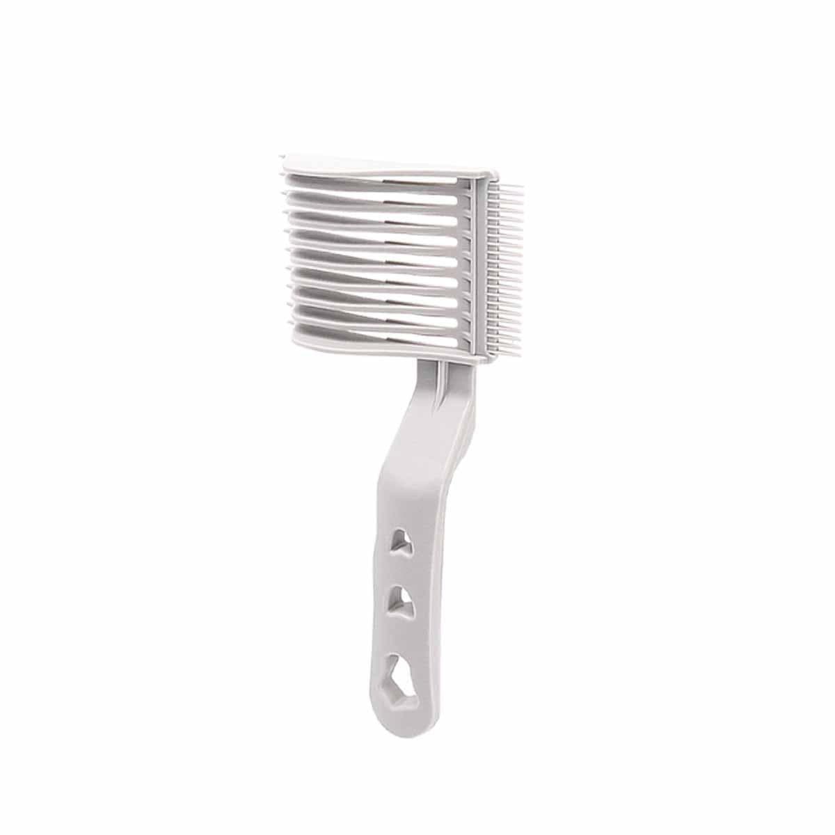 Male Trimming And Pushing Comb Hand-Held Hair Salon Specific Cutting Area Comb Styling Comb Dual Purpose Hair Styling Tools grey