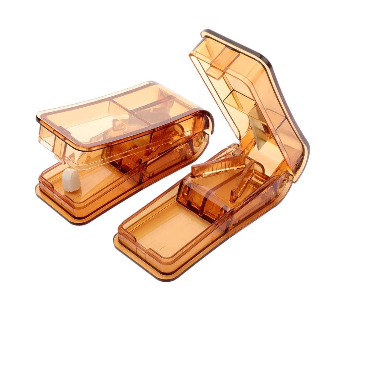 1PC Medicine Pill Holder Tablet Cutter Splitter Pill Case Portable Storage Box Pill Tablet Pill Cutter Divider