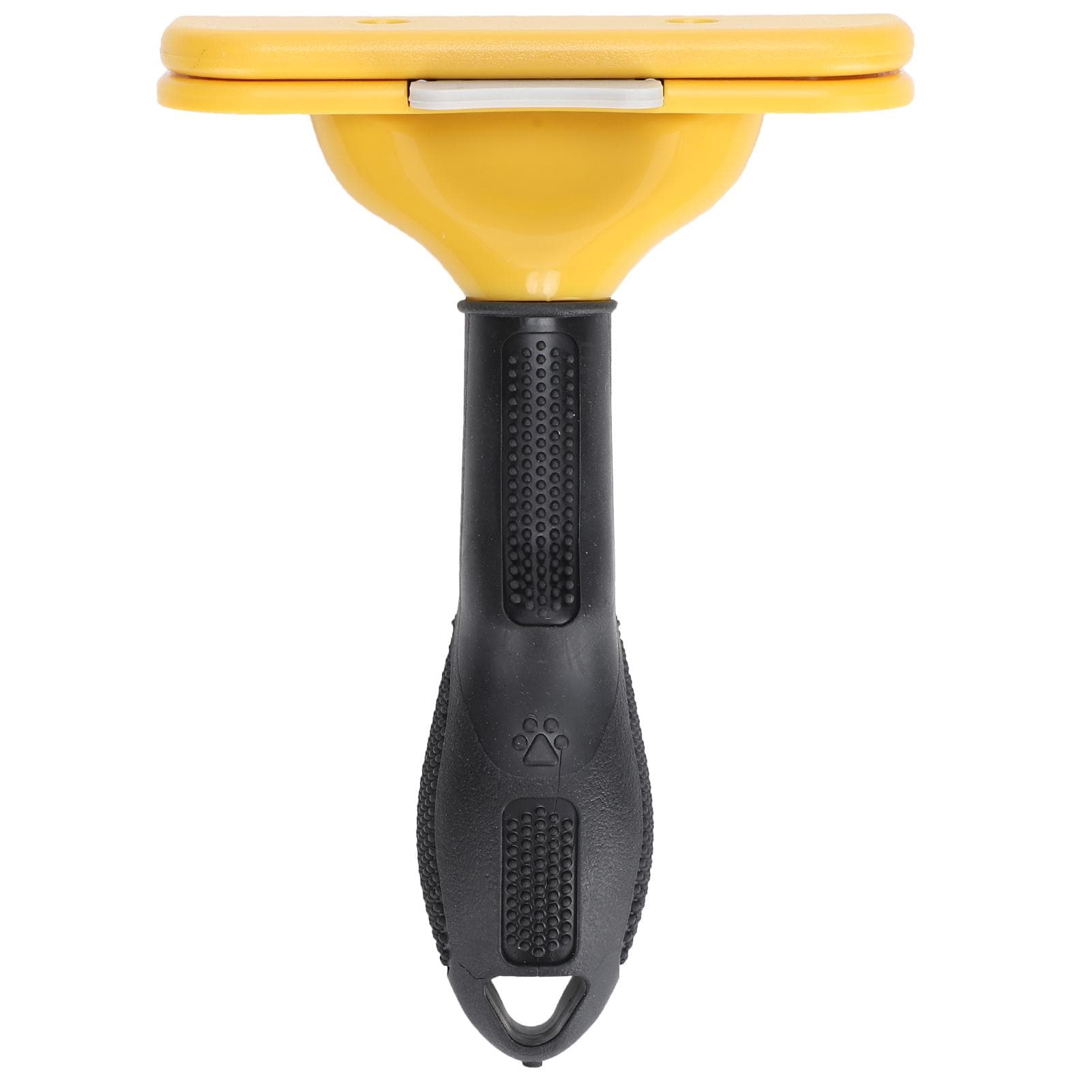 Stainless Steel Teeth Pet Hair Comb Dog Deshedding Dematting Brush Pet Grooming ToolL Yellow