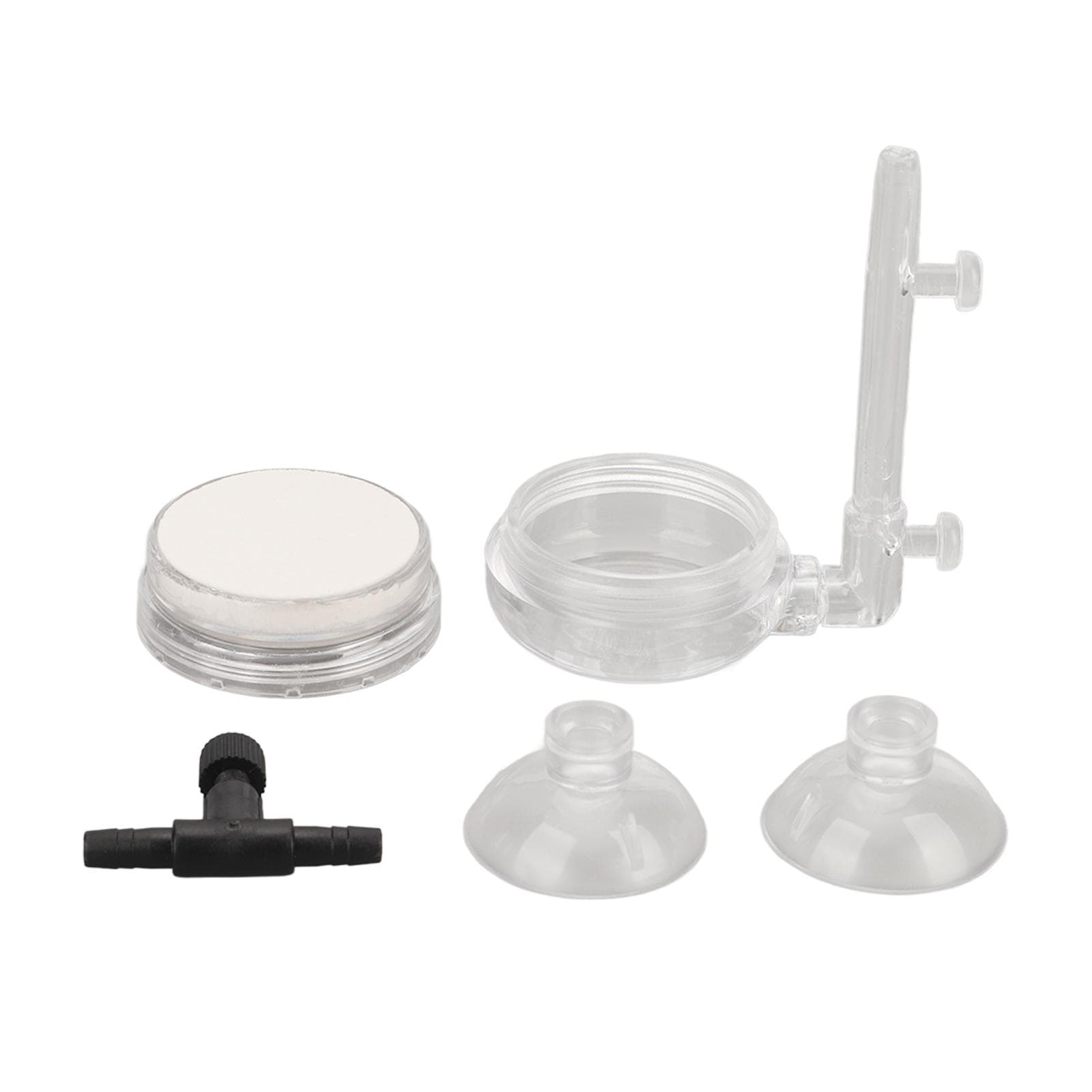 Aquarium Bubble Stone Diffuser Low Pressure Transparent Glass Fish Tank Oxygen Refiner for