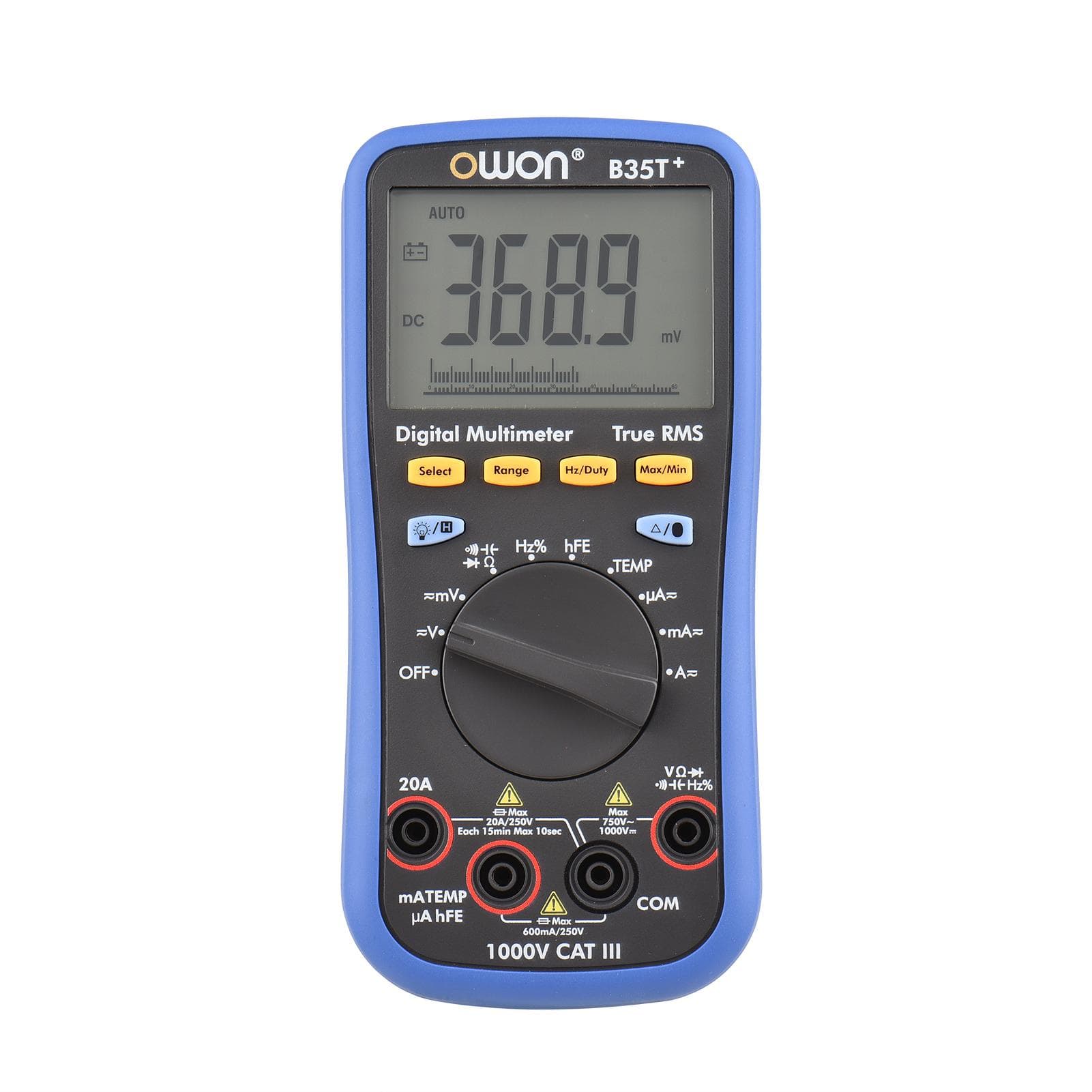 OWON B35T+ Digital BT Multimeter with Offline Record 6000 Counts True RMS Auto-ranging Electrical