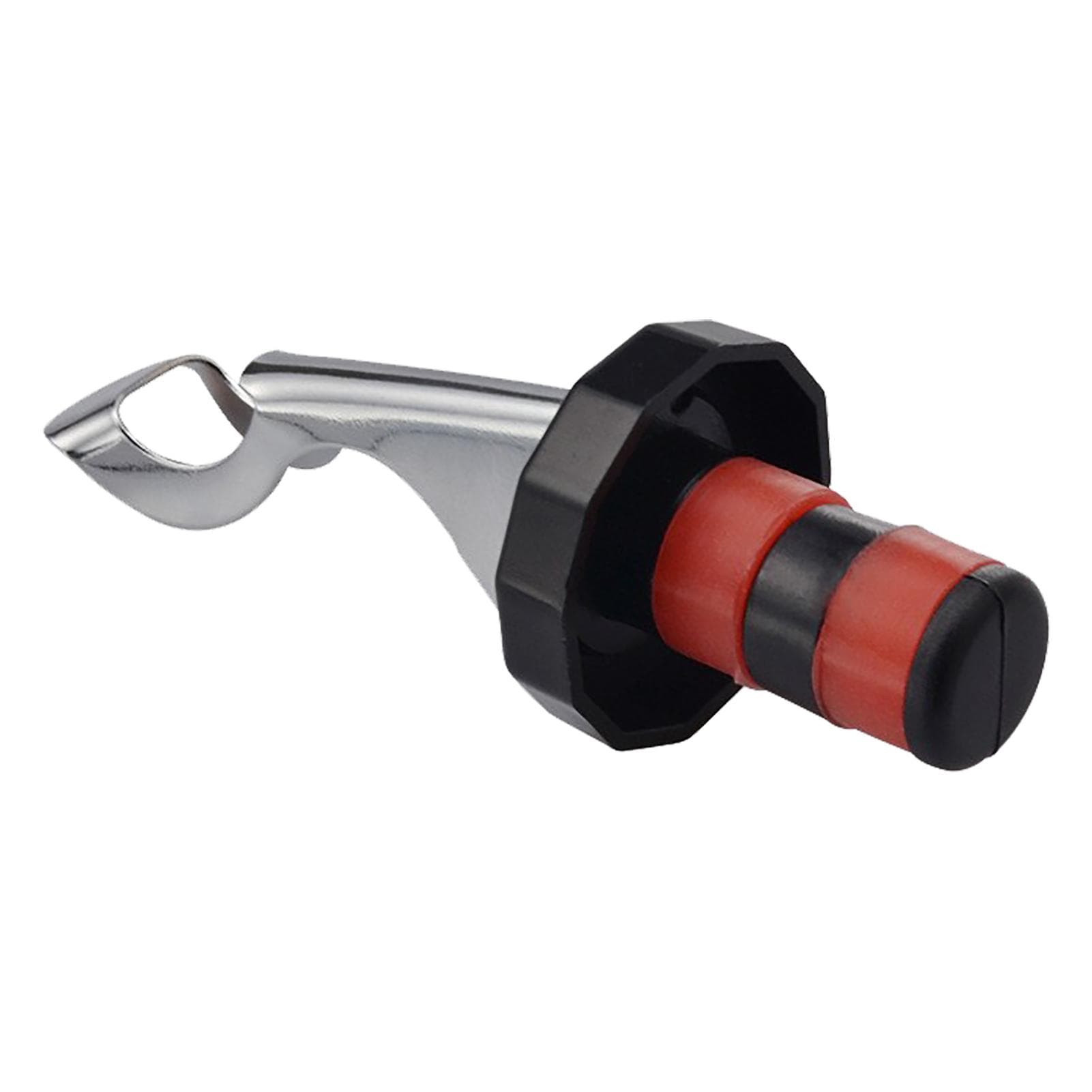 Wine Stopper Black Red Bottle Cork Silicone Tight Sealing Leakage Proof Vacuum Reusable Beverage