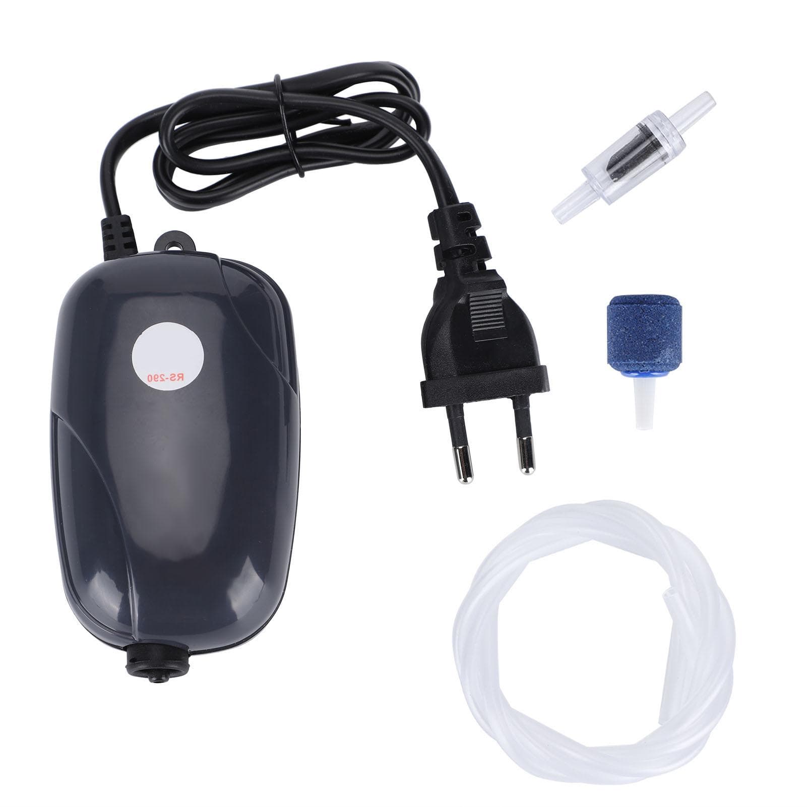 RS?290 Fish Tank Air Pump for Freshwater Marine Aquarium white