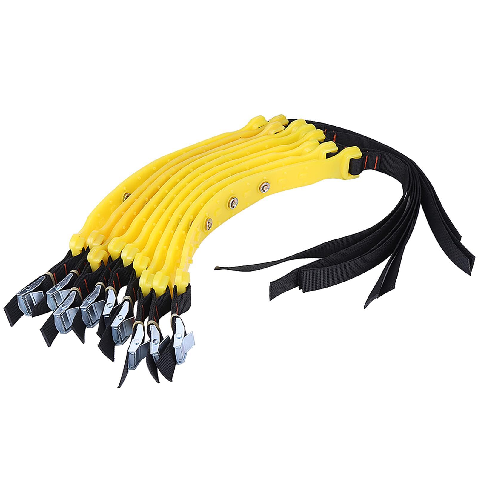 10Pcs Car Tire Snow Chains Wear-resistant Non-slip Low Temperature Resistant Free Lift Jack Road 10Pcs