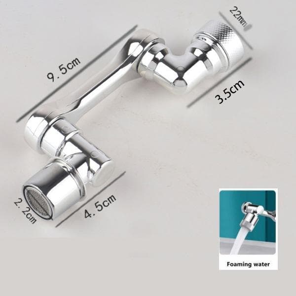 Universal 1080° Rotatable Faucet Anti-splash Filter Bathroom Kitchen Water Saving Tap Nozzle Extender Adapter Faucets Bubbler 1 mode