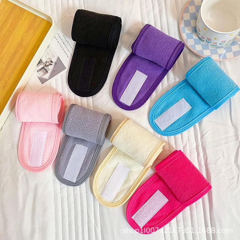 European and American ant cloth Velcro headband women's sports sweat-absorbing breathable