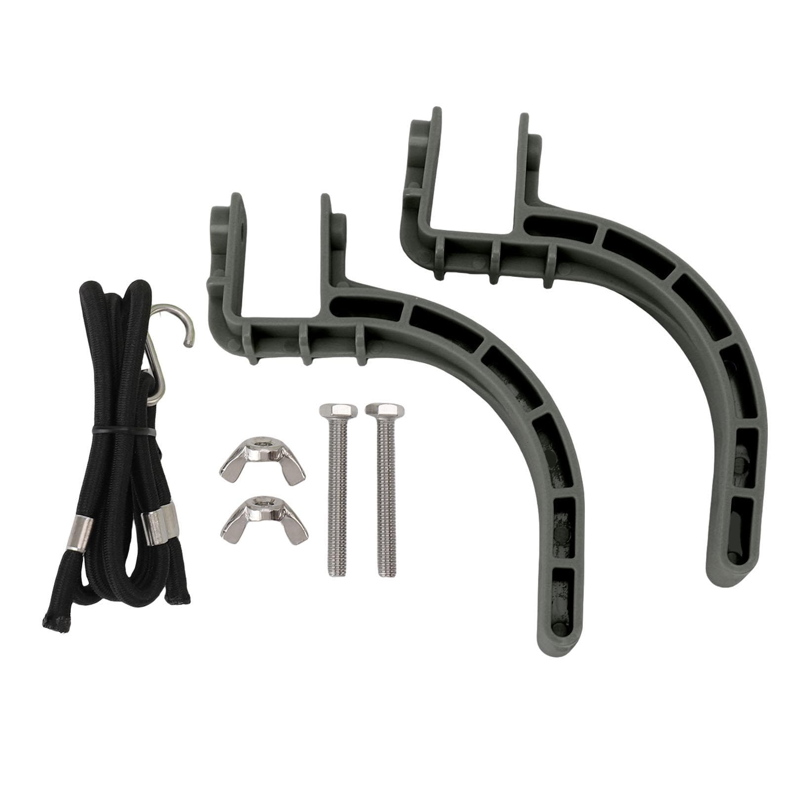Climb Stirrups Labor Saving Ergonomic Plastic Rapid Climb Stirrups with Rope for Climbing Tree gray