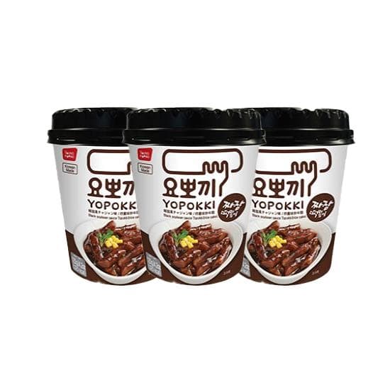 [Korean famous food] Yopokki Tteokbokki (6 Types), Rabokki (1 Types) (25 Options) #black soybean 3cup