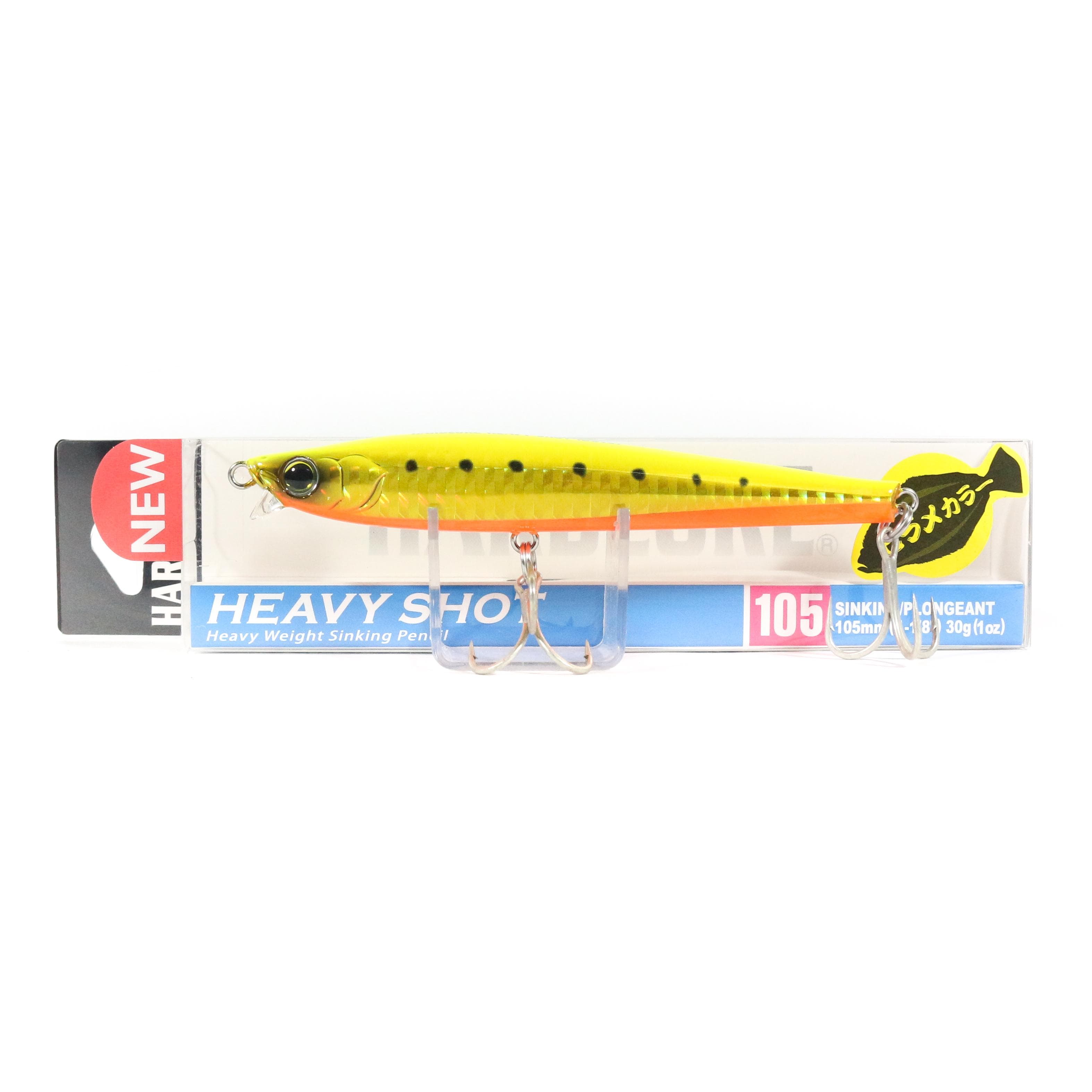 Yo Zuri Duel Hardcore Heavy Shot 105 Sinking Lure F1181-HGCI (4019)