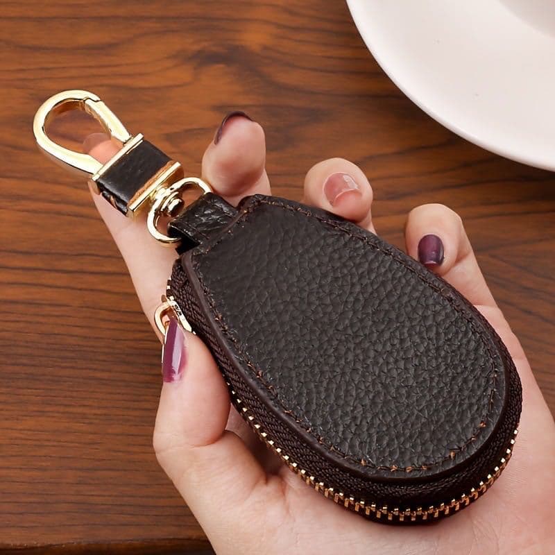 Key Bag Men's And Women's Key Bag Large Capacity Multi-function Key Chain Storage Bag Simple And Small Household coffee