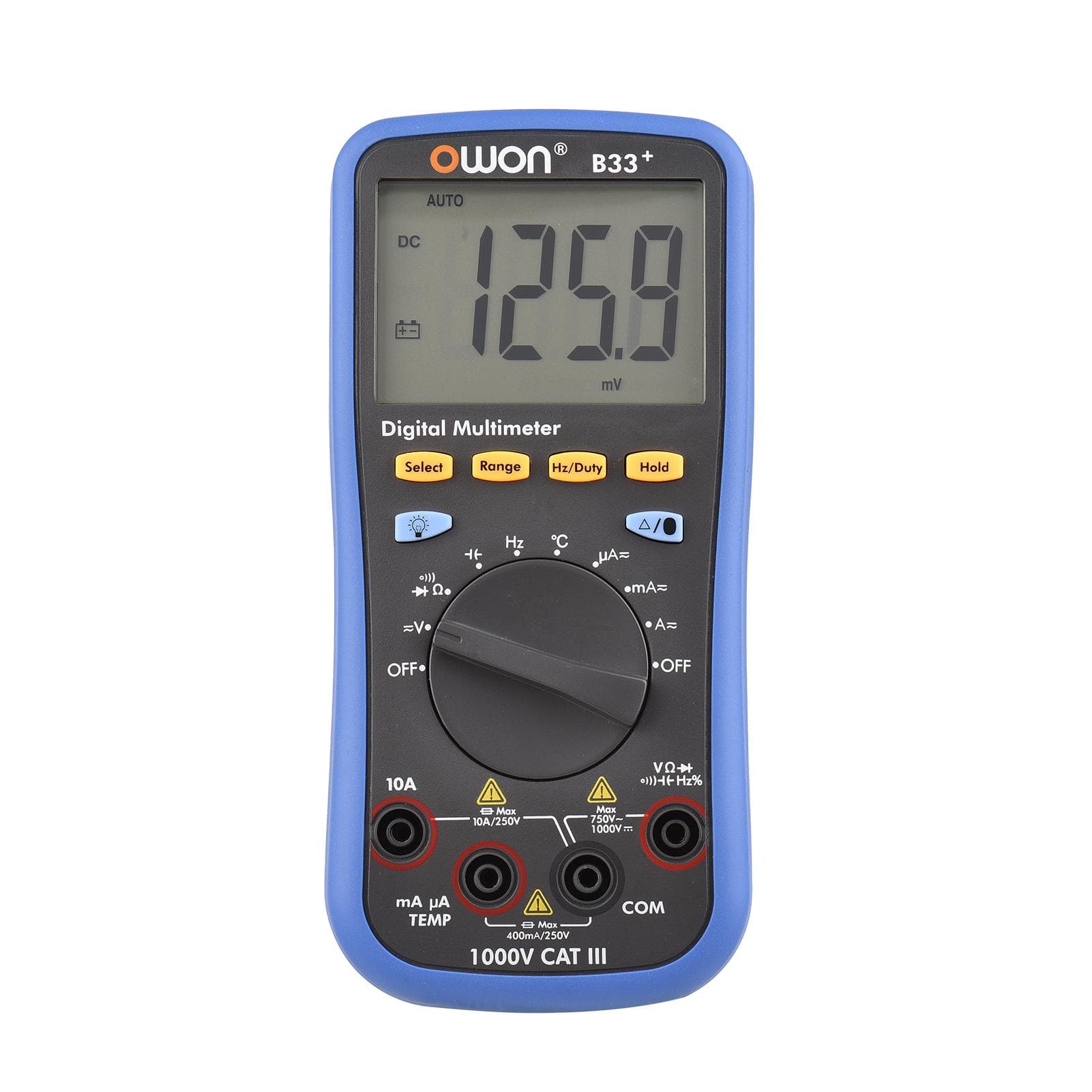 OWON B33+ Digital BT Multimeter with Offline Record 3999 Counts Auto-ranging Electrical Tester with