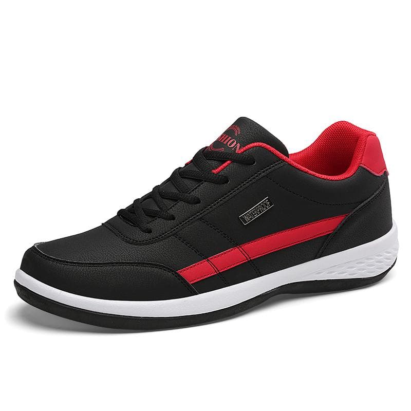 Plus Size Men's Lace-up Light and Comfortable Outdoor Walking Shoes Plus Size Sports Shoes Casual Student Board Shoes Running Shoes 48 Yards 38 black