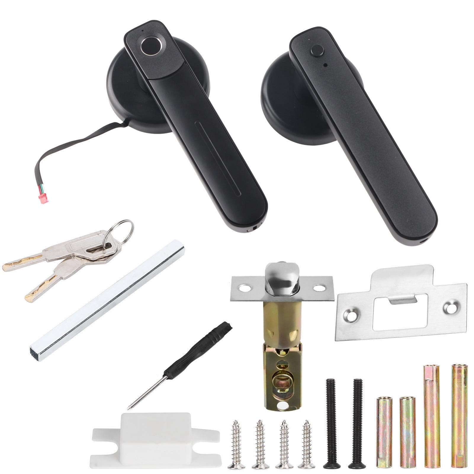 Smart Door Lock Semiconductor Fingerprint Electronic Door Lock with Key Home Security Device