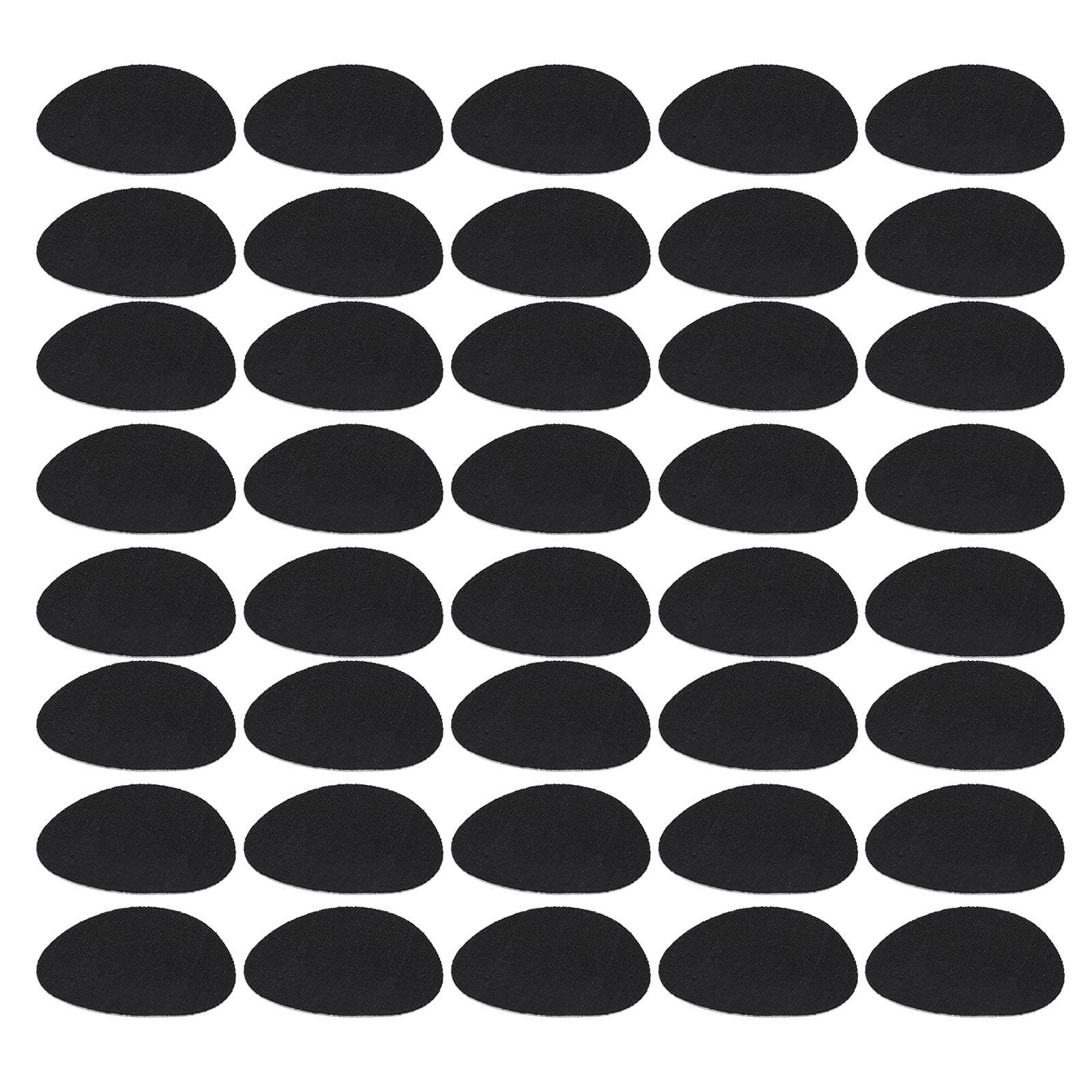 40pcs Sensor Patches Water Resistant Sweat Resistant Adhesive Patches Breathable Sensor Fixing Tape black