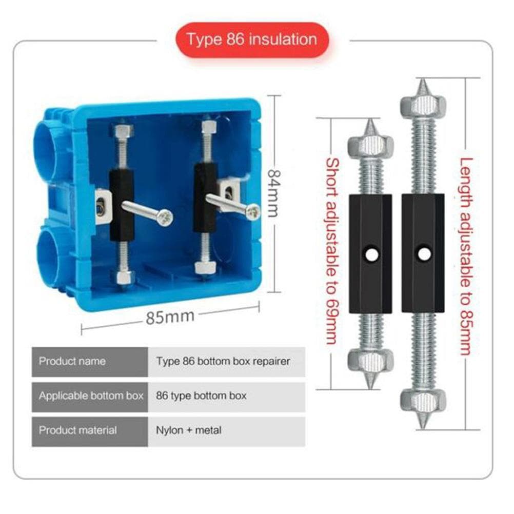 86 Type Wall Socket Repairer Outlet Repairer Junction Box Repairer Switch Box Repair Tool