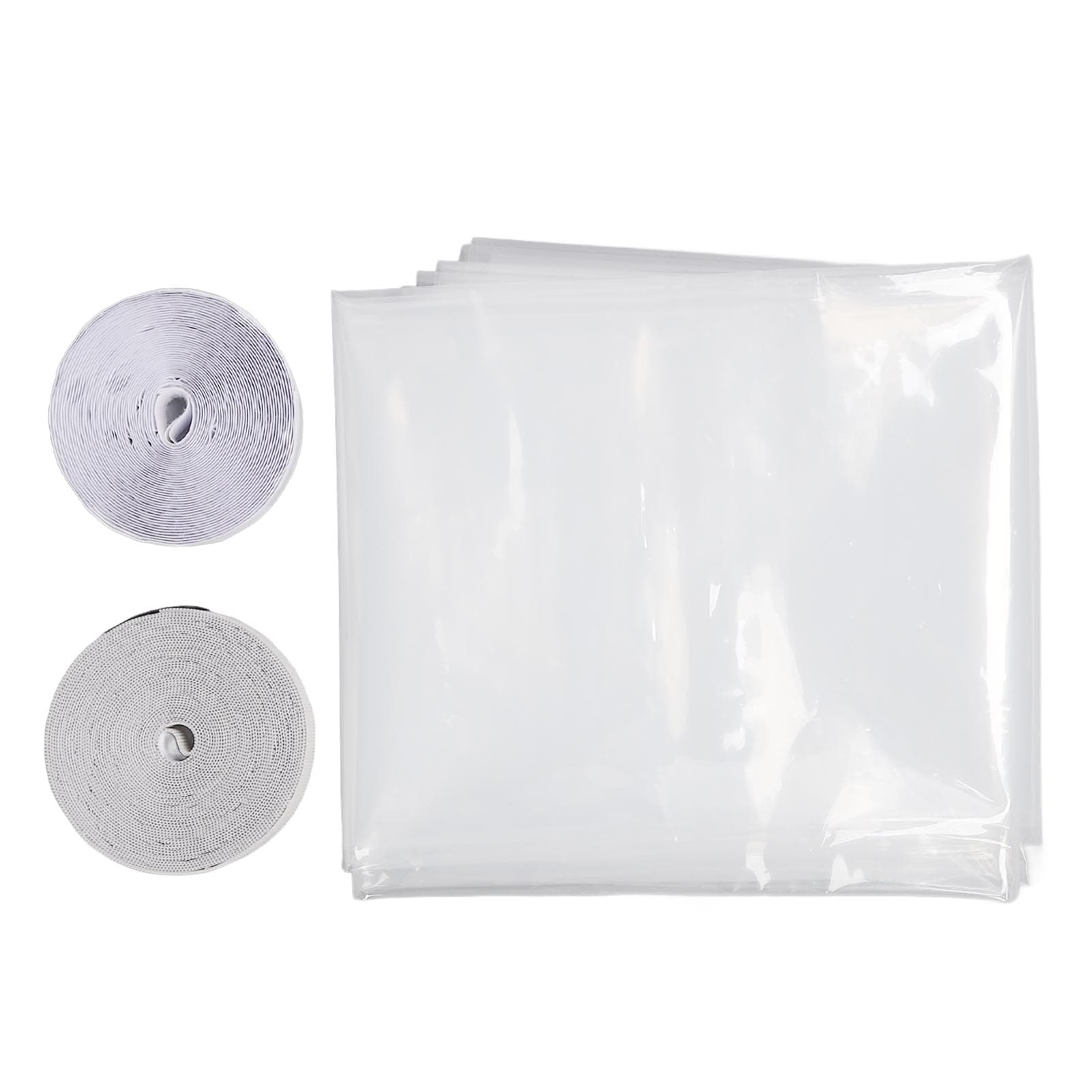 Window Insulation Film Kit for Cold Heat Thicker Reusable Adhesive Cuttable Clear Window Insulating