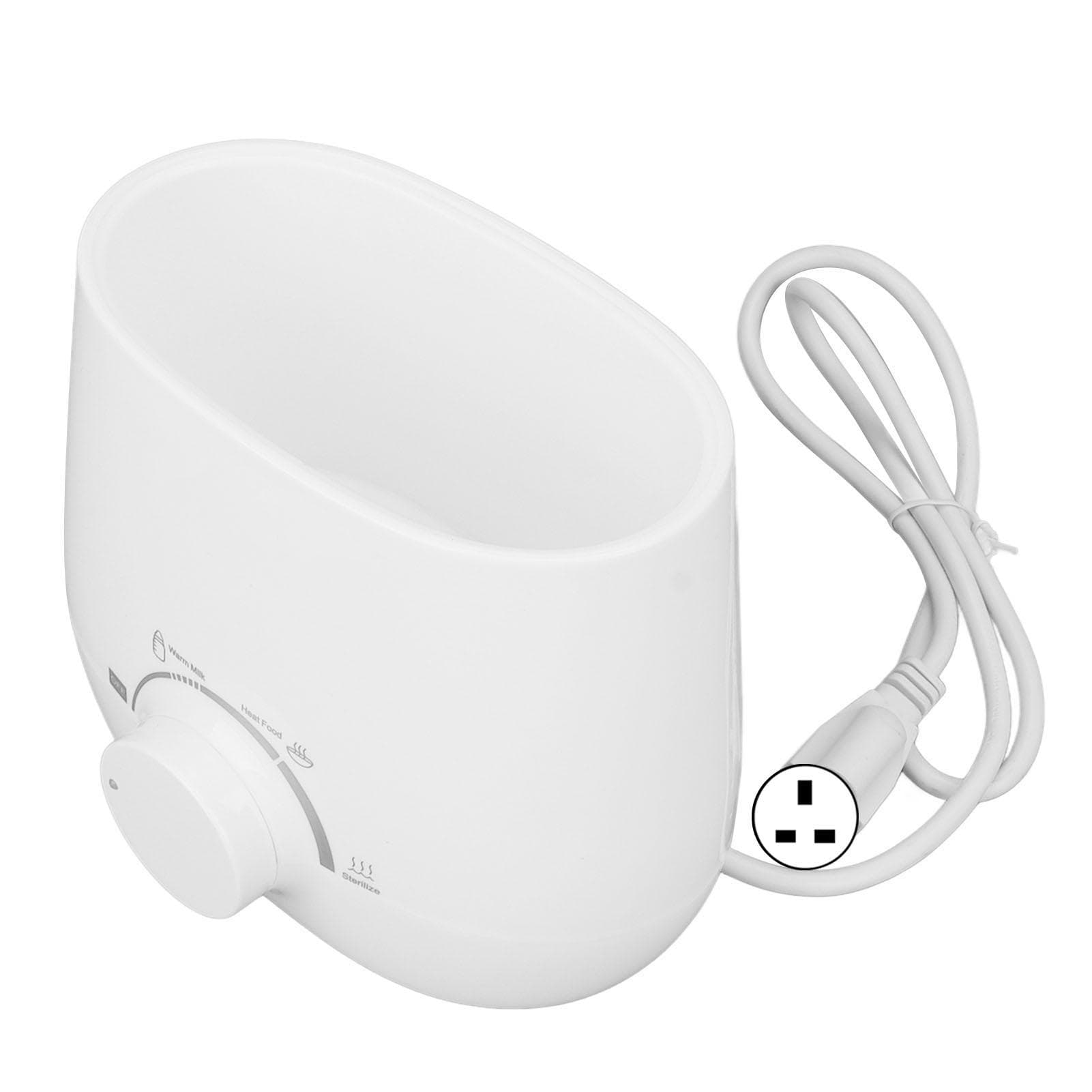 Milk Bottle Warmer Fast 5 Minutes Heating Automatic Thermostat Function Mute Electrical Food Warmer UK Plug