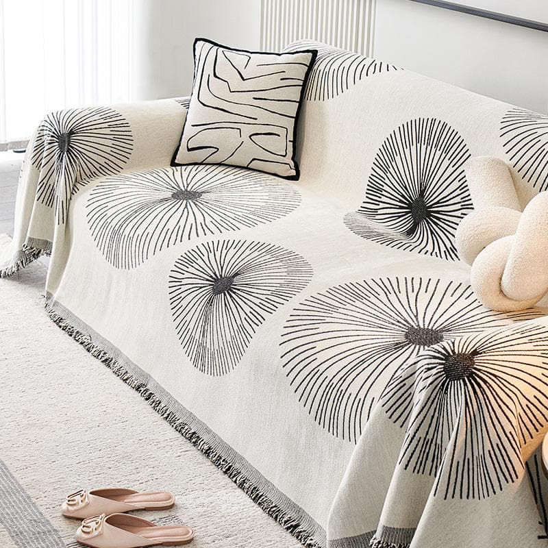 New Winter Fireworks Sofa Towel Living Room Chenille Sofa Towel Blanket Universal Anti-cat Scratch Couch Slipcover 1/2/3/4 Seat 180x130cm1pcs