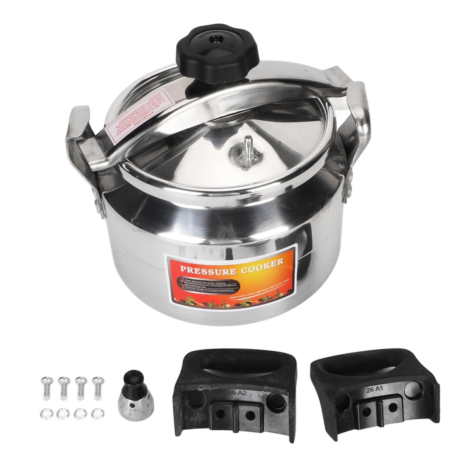 Pressure Canner Aluminum Explosion Proof Compound Bottom Large Capacity Pressure Cooker for Gas L