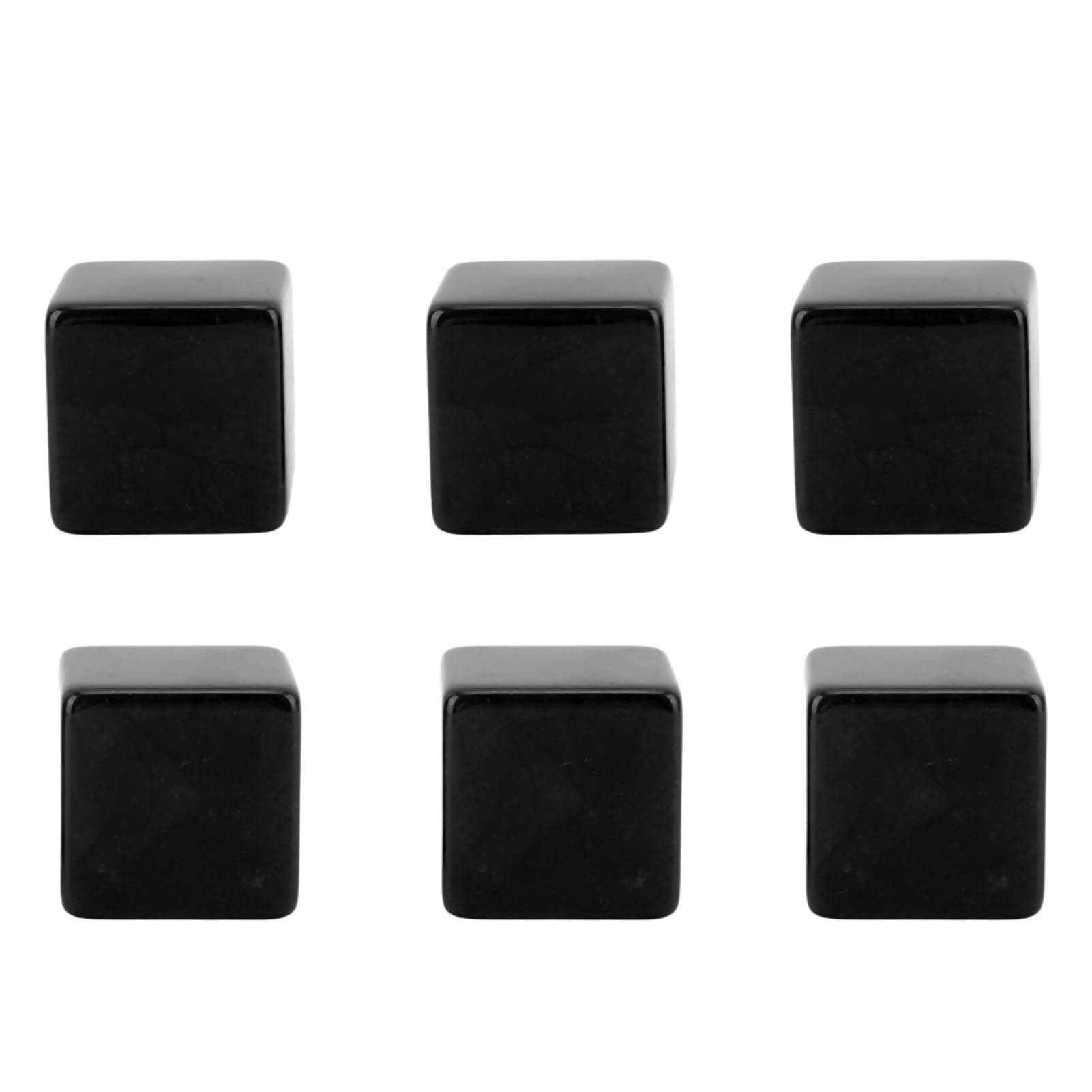 6PCS Blank Dice Cubes DIY Unfinished Dice Blocks Teaching Party Puzzle 6 Sided Dice Plastic Cubes