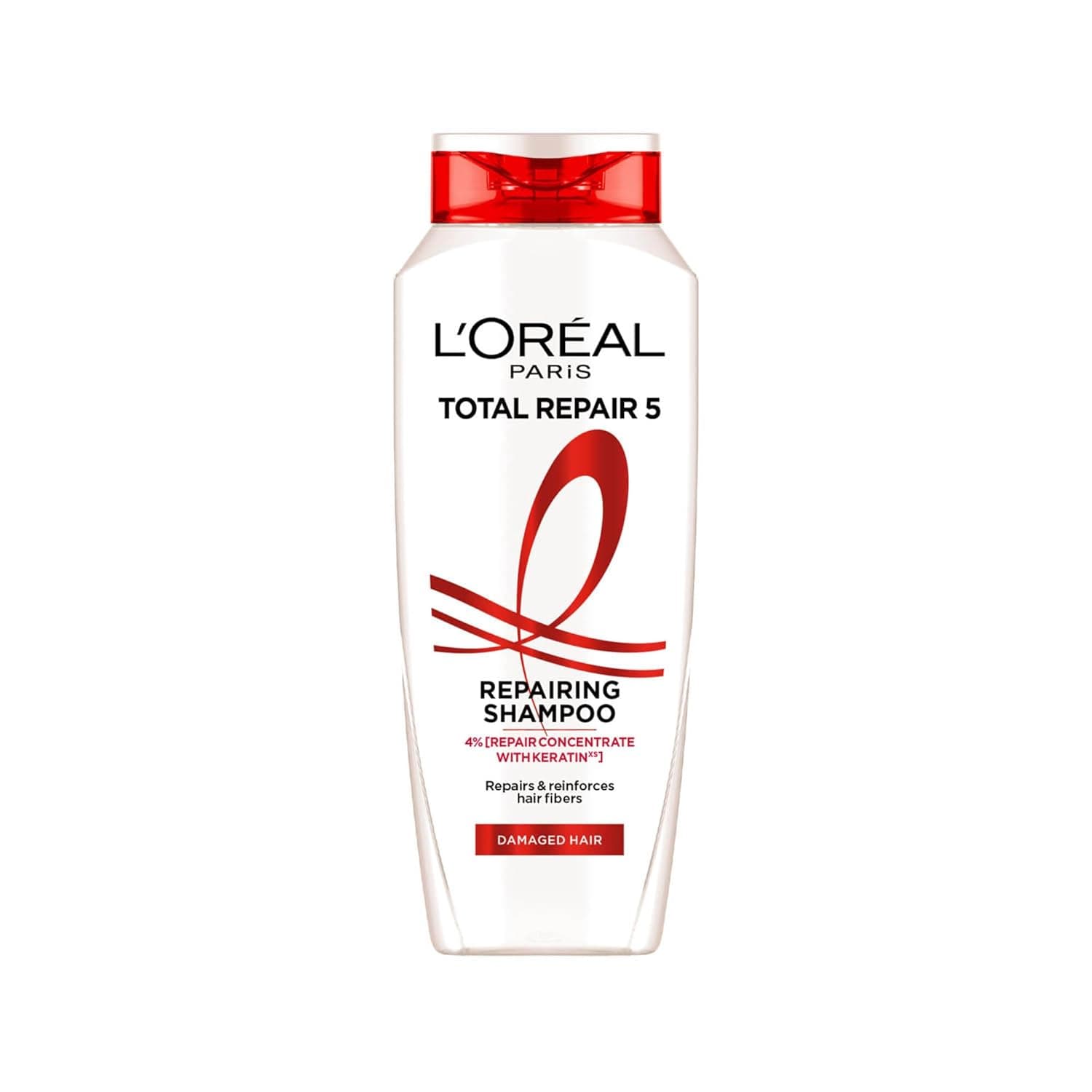 L'Oreal Paris Total Repair 5 Shampoo For Damaged Hair | Hair Damage- Frizz, Breakage, Dryness, Stiff Hair, and Split end | 200ml
