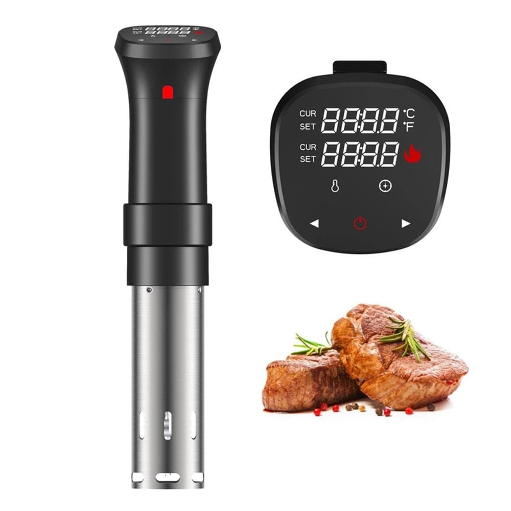 Precision Sous Cooker 1100W Ultra-quiet Working Accurate Temperature Time Control Immersion EU Plug black
