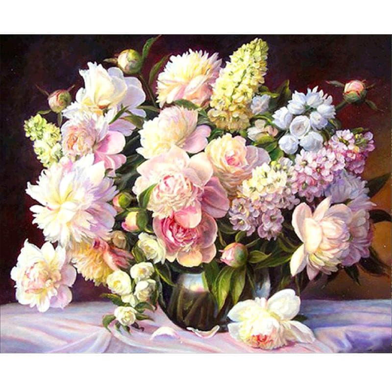 Diamond Painting Cross Stitch Kits Diamond Embroidery Mosaic Flowers Pattern Picture Home Decor 40X50CM