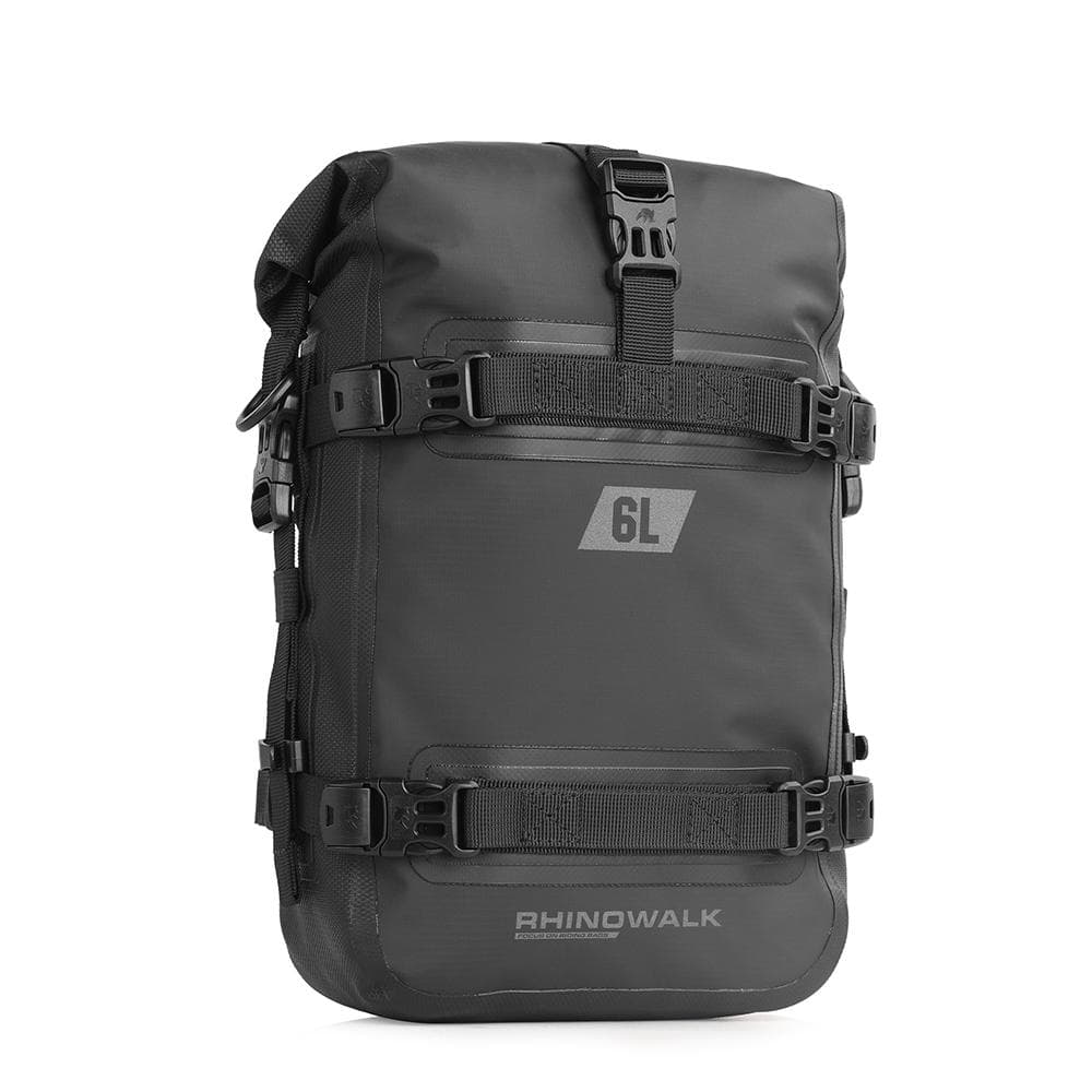 Motorcycle Bumpers Bag Waterproof 6L Motorcycle Side Frame Bag Motorcycle Crash Bar Bag Universal black