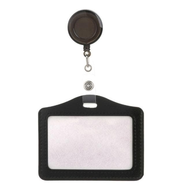 Fashion PU Credit Card Badge Holder Lanyards Badge Holder Nurse Name Tag Id Badge Holder Card Holder