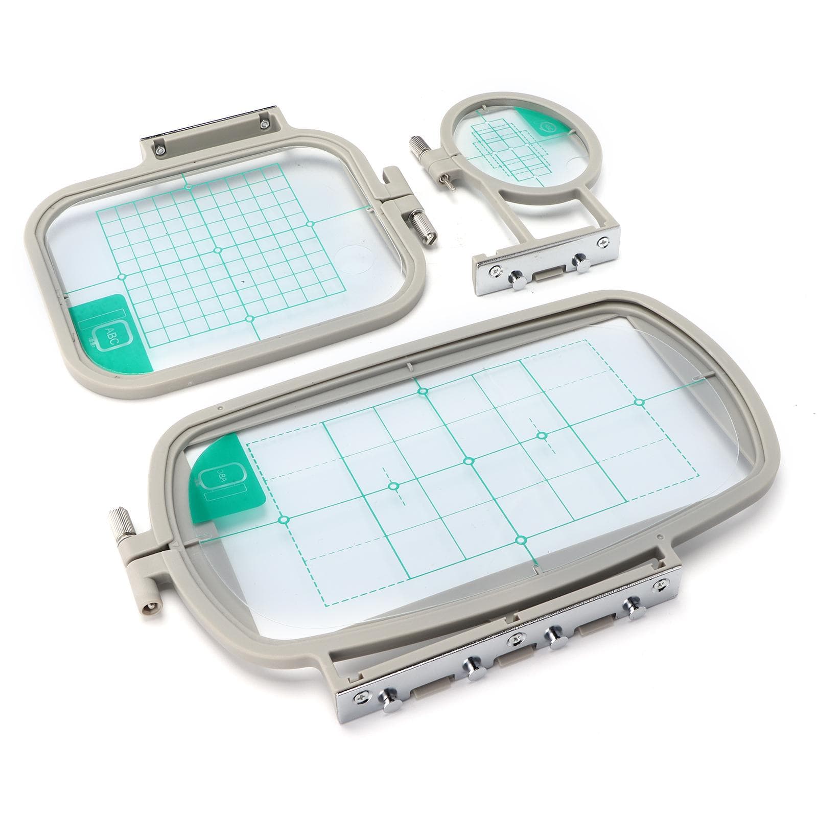 3pcs Embroidery Frame Hoop Sets Household Multifunctional Embroidery Sewing Machine Sets for Home